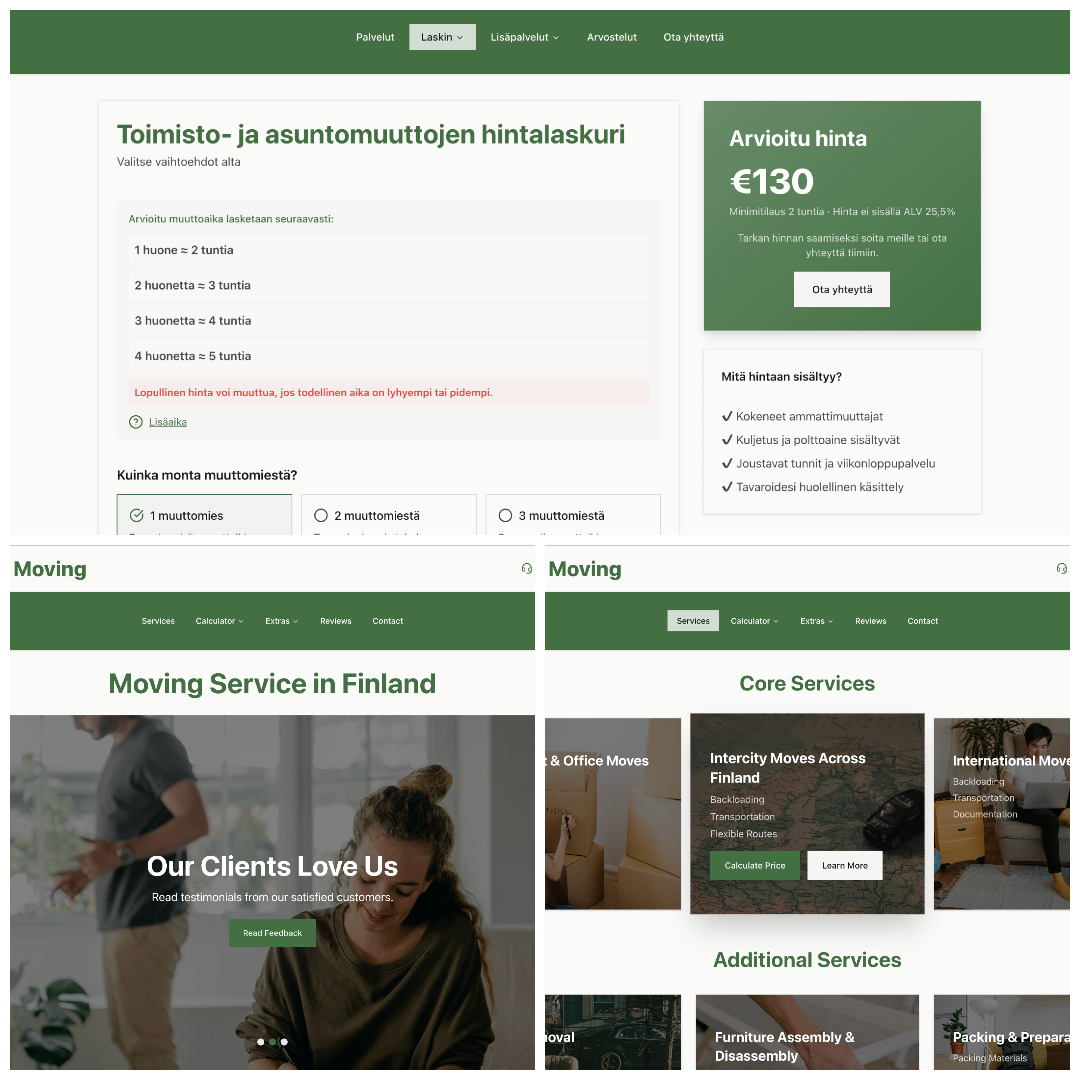 landing page preview